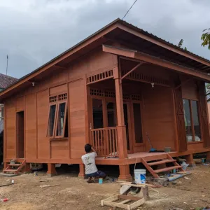 Jasa bangun rumah kayu